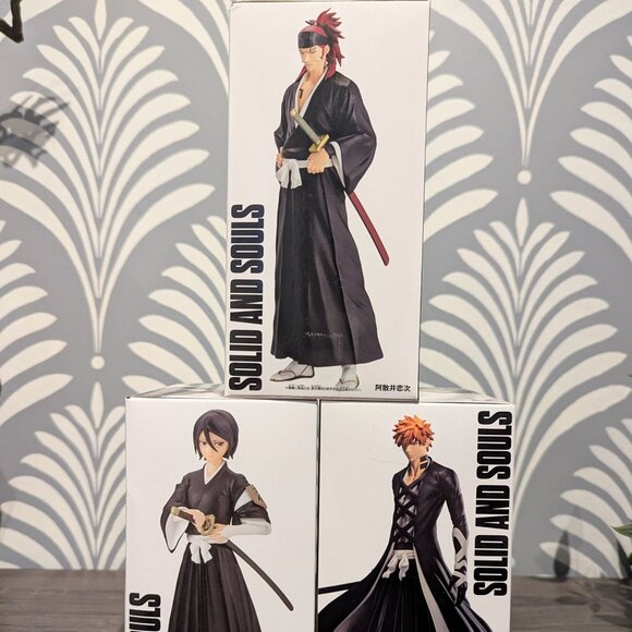 Bleach Solid And Souls Figures (Ichigo Kurosaki, Rukia Kuchiki, & Renji Abarai) - Picture 2 of 5